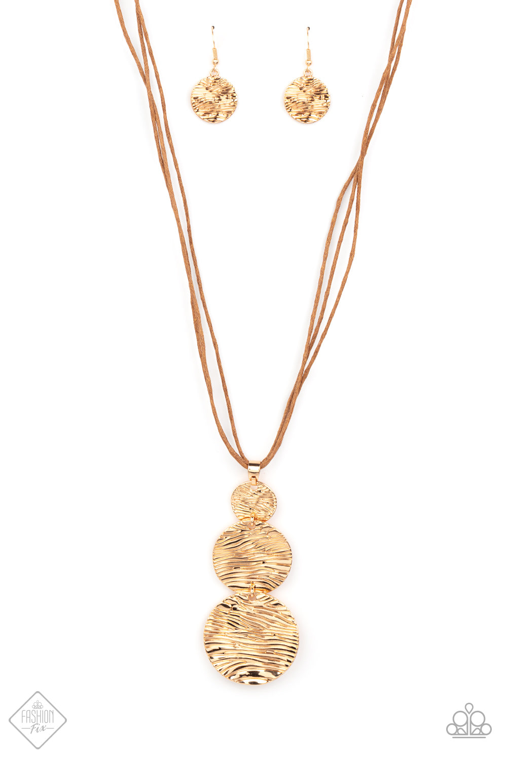 Circulating Shimmer Gold Paparazzi Necklace Cashmere Pink Jewels