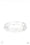 Clear-Cut Couture White Paparazzi Bracelet Cashmere Pink Jewels