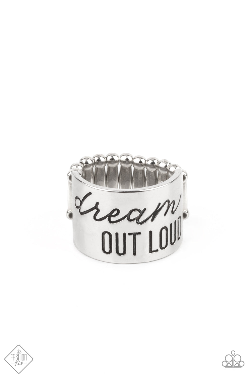 Dream Louder Silver Paparazzi Ring Cashmere Pink Jewels