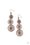 Gazebo Garden Copper Paparazzi Earrings Cashmere Pink Jewels