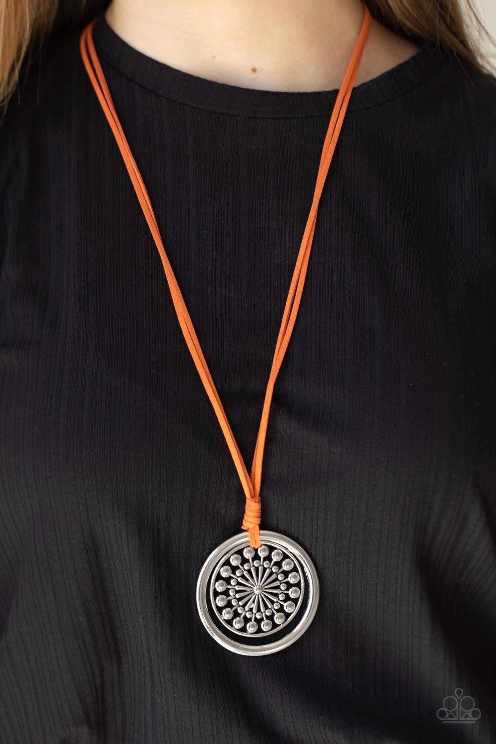 One MANDALA Show Orange Paparazzi Necklaces Cashmere Pink Jewels