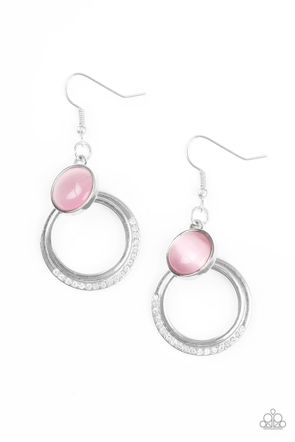 Dreamily Dreamland Pink Paparazzi Earrings Cashmere Pink Jewels - Cashmere Pink Jewels & Accessories, Cashmere Pink Jewels & Accessories - Paparazzi