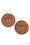 WEAVE Me Out Of It Brown Paparazzi Earrings Cashmere Pink Jewels