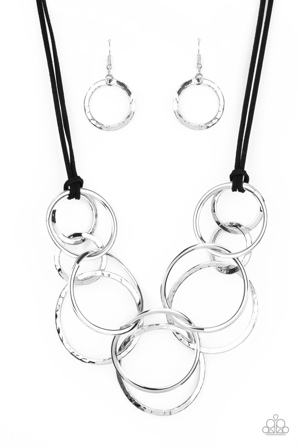 Spiraling Out of COUTURE Silver Paparazzi Necklaces Cashmere Pink Jewels