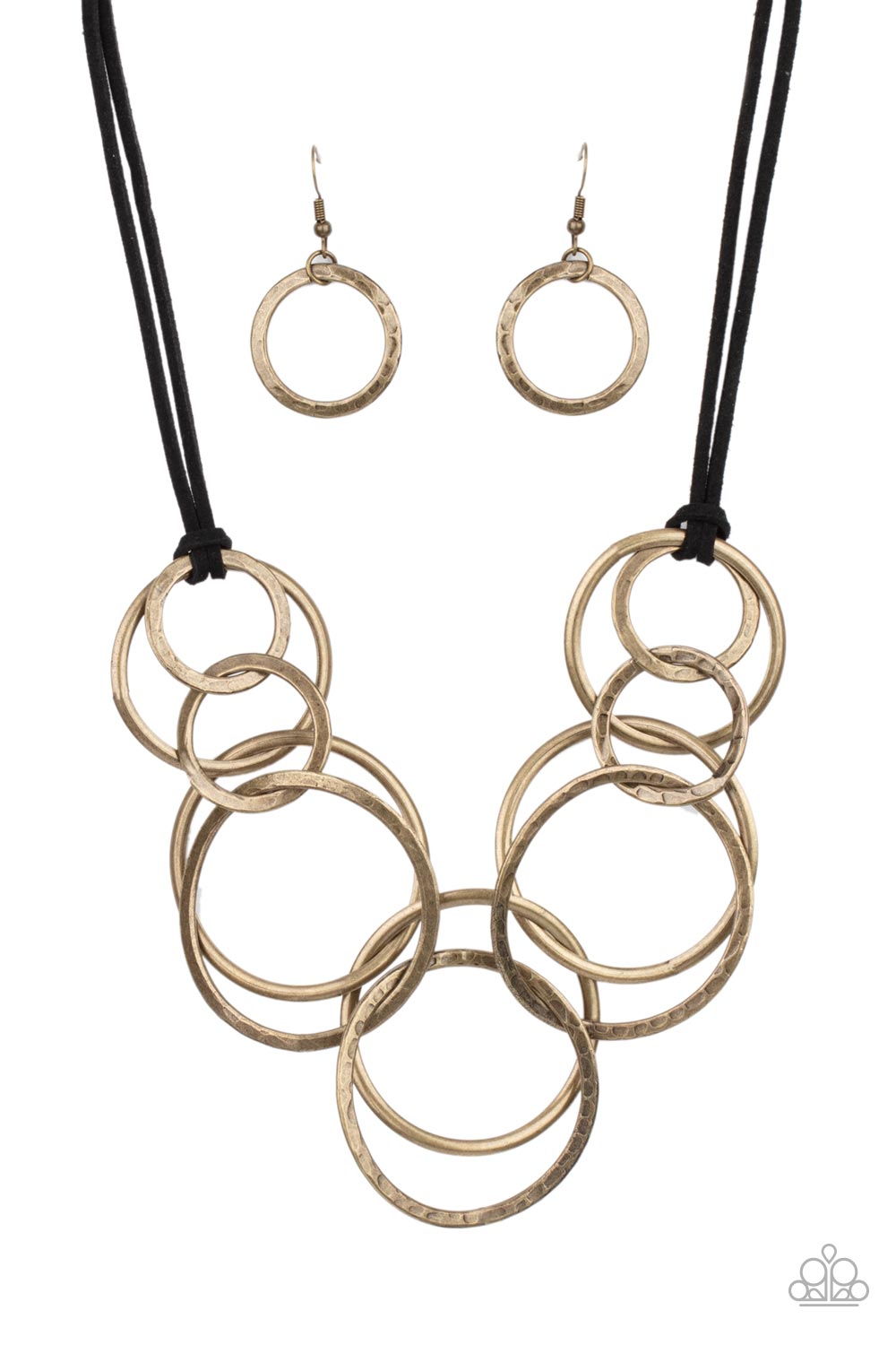 Spiraling Out of COUTURE Brass Paparazzi Necklaces Cashmere Pink Jewels
