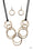 Spiraling Out of COUTURE Brass Paparazzi Necklaces Cashmere Pink Jewels