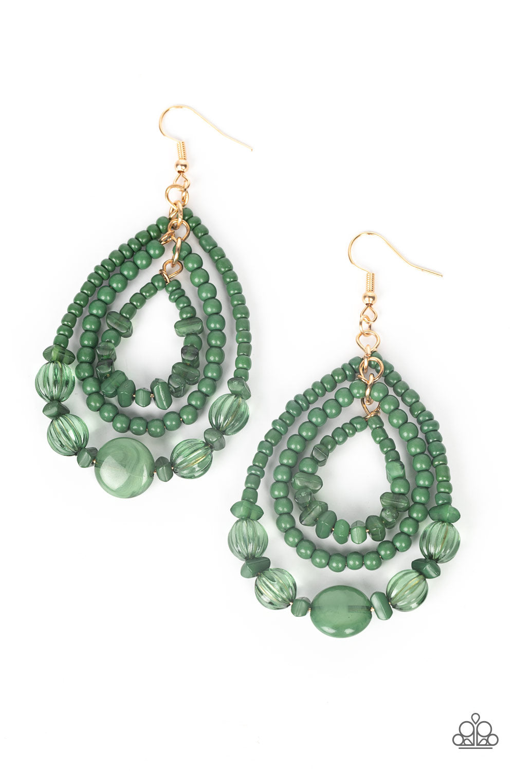 Prana Party Green Paparazzi Earrings Cashmere Pink Jewels
