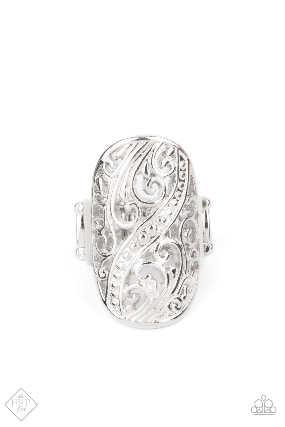 Pier Paradise Silver Paparazzi Ring Cashmere Pink Jewels