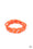 Radiantly Retro Orange Paparazzi Bracelets Cashmere Pink Jewels