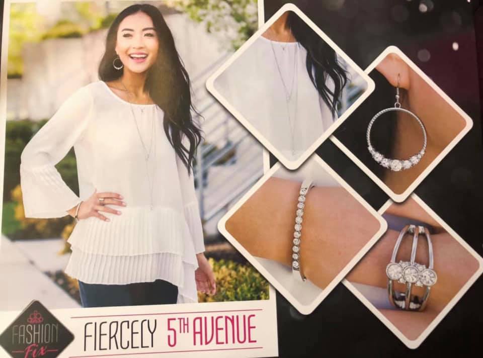 Fiercely 5th Avenue Paparazzi Jun 2019 Fashion Fix Cashmere Pink Jewels - Cashmere Pink Jewels & Accessories, Cashmere Pink Jewels & Accessories - Paparazzi