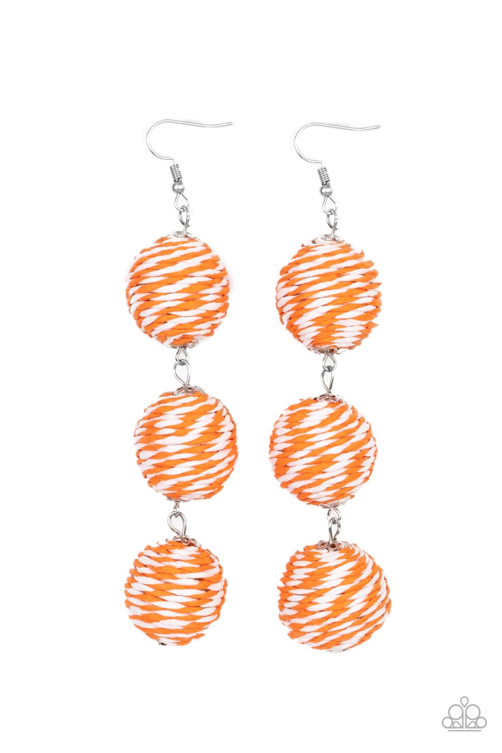 Laguna Lanterns Orange Paparazzi Earrings Cashmere Pink Jewels