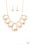 Teardrop Envy Gold Paparazzi Necklaces Cashmere Pink Jewels