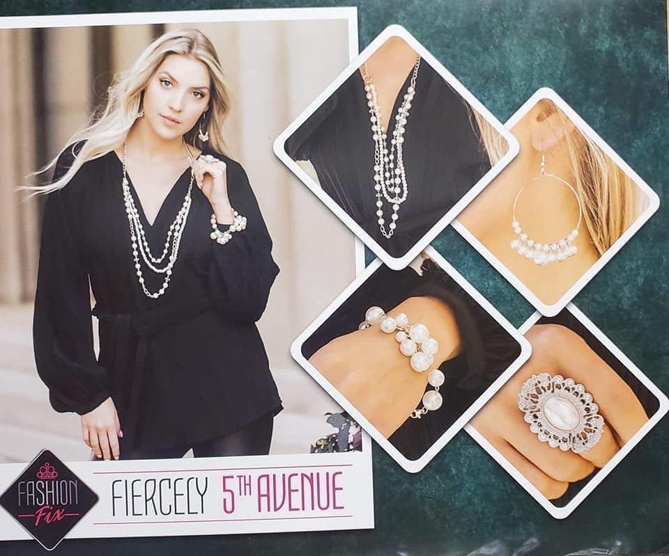 Fiercely 5th Avenue Paparazzi Nov 2019 Fashion Fix Cashmere Pink Jewels - Cashmere Pink Jewels & Accessories, Cashmere Pink Jewels & Accessories - Paparazzi