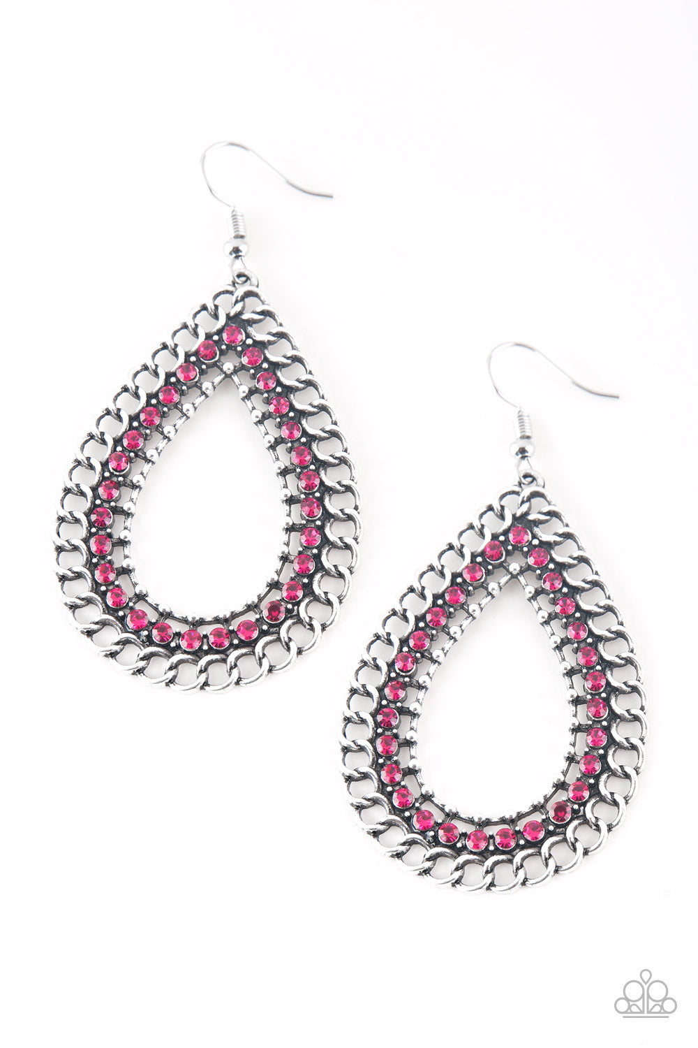 Mechanical Marvel Pink Paparazzi Earrings Cashmere Pink Jewels - Cashmere Pink Jewels & Accessories, Cashmere Pink Jewels & Accessories - Paparazzi
