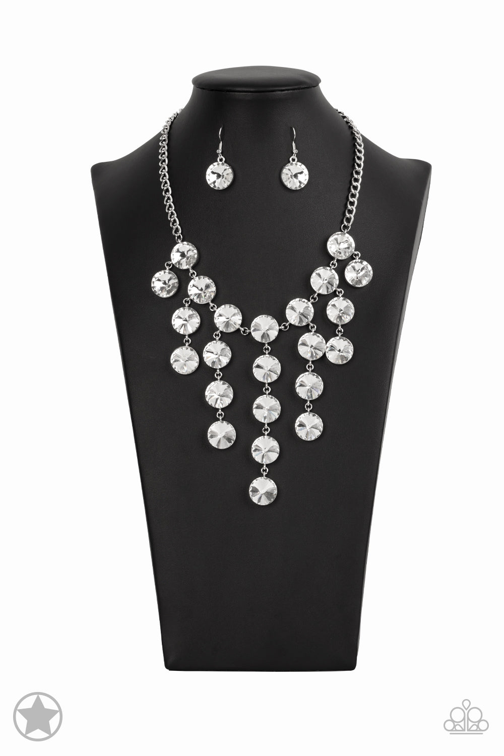 Spotlight Stunner White Paparazzi Necklaces Cashmere Pink Jewels