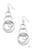 Chic Circles Black Paparazzi Earring Cashmere Pink Jewels