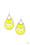 Samba Scene Yellow Paparazzi Earring Cashmere Pink Jewels