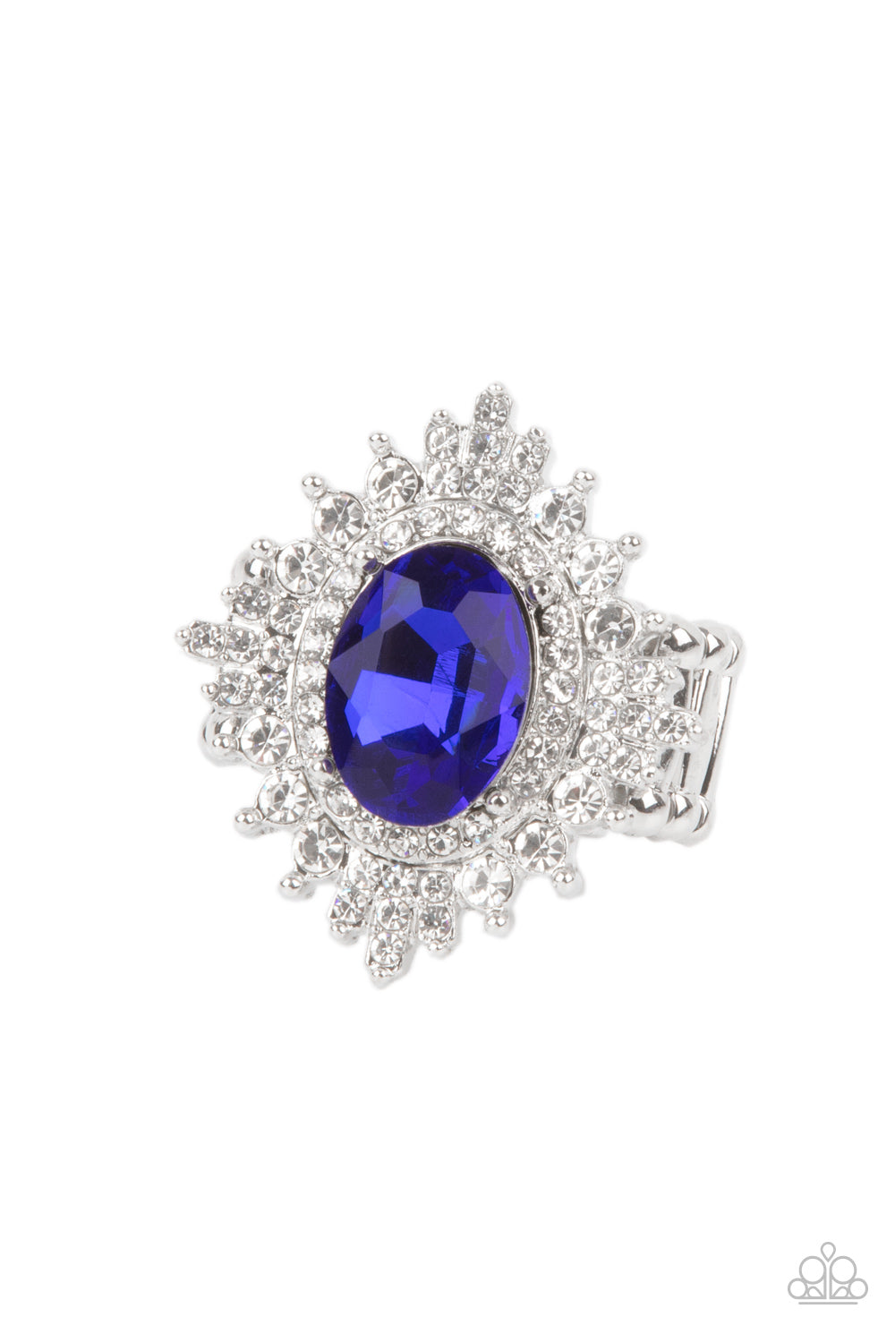 Five-Star Stunner Blue Paparazzi Ring Cashmere Pink Jewels