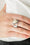Rule with Your Heart White Paparazzi Ring Cashmere Pink Jewels