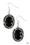 Queen Of Queens Black Paparazzi Earring Cashmere Pink Jewels