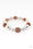 Once Upon a Maritime Brown Paparazzi Bracelet Cashmere Pink Jewels