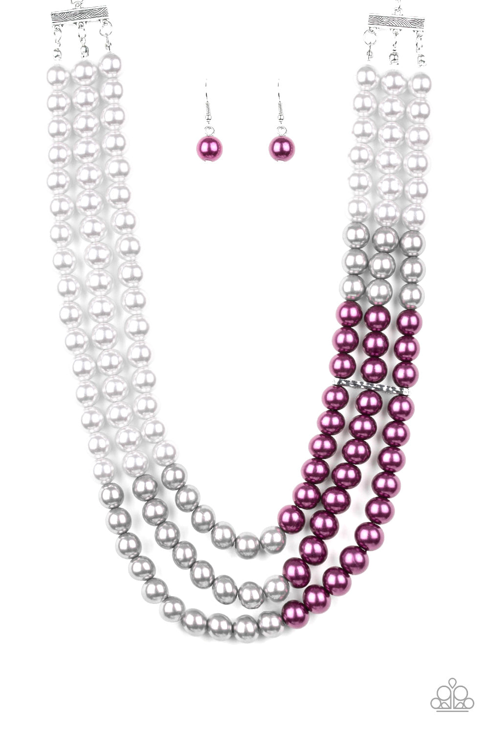 Times Square Starlet Purple Paparazzi Necklace Cashmere Pink Jewels - Cashmere Pink Jewels & Accessories, Cashmere Pink Jewels & Accessories - Paparazzi