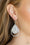 Famous White Paparazzi Earring Cashmere Pink Jewels Nov 2019 - LOP